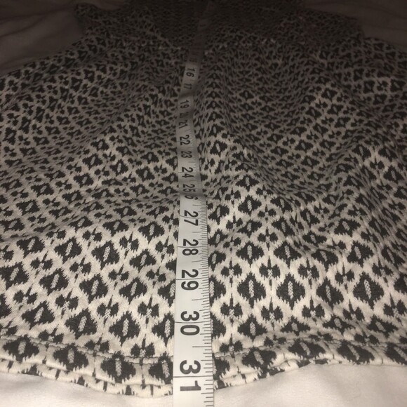 Xhilaration dress Womens Small cream black sleeveless knit Preppy Minimalist 60s - Picture 8 of 8